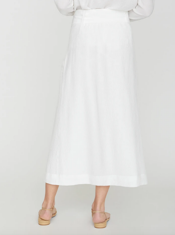 Brochu Walker - Carpi Skirt in Salt White