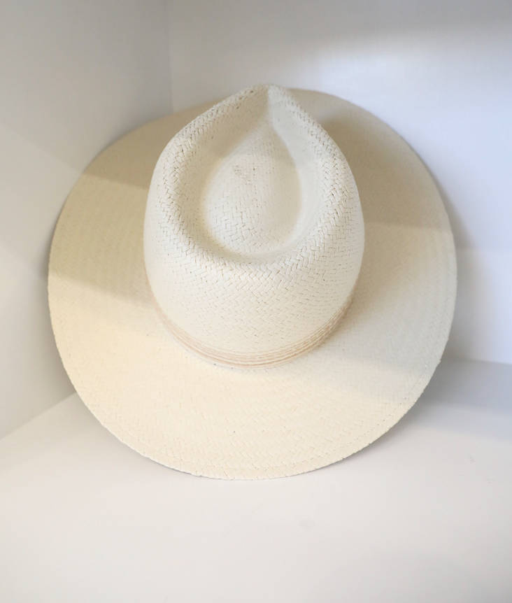Rag & Bone - Packable Straw Fedora in Natural Default
