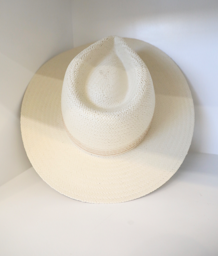 Rag & Bone - Packable Straw Fedora in Natural Default