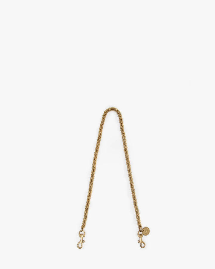 Clare V. - Chain Shoulder Strap in Circle Chain Brass