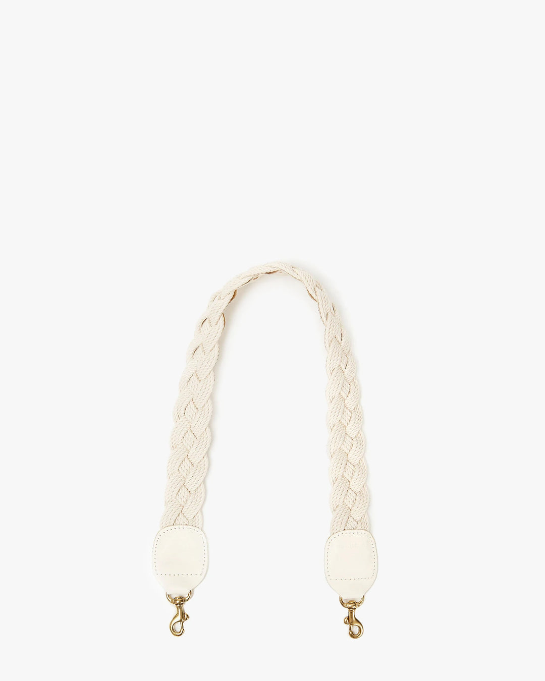 Clare V. - Shoulder Strap in Cream Braided Rope