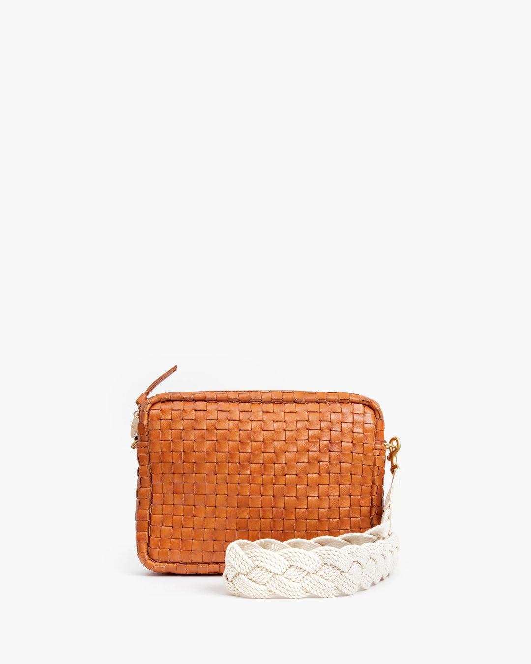 Clare V. - Shoulder Strap in Cream Braided Rope