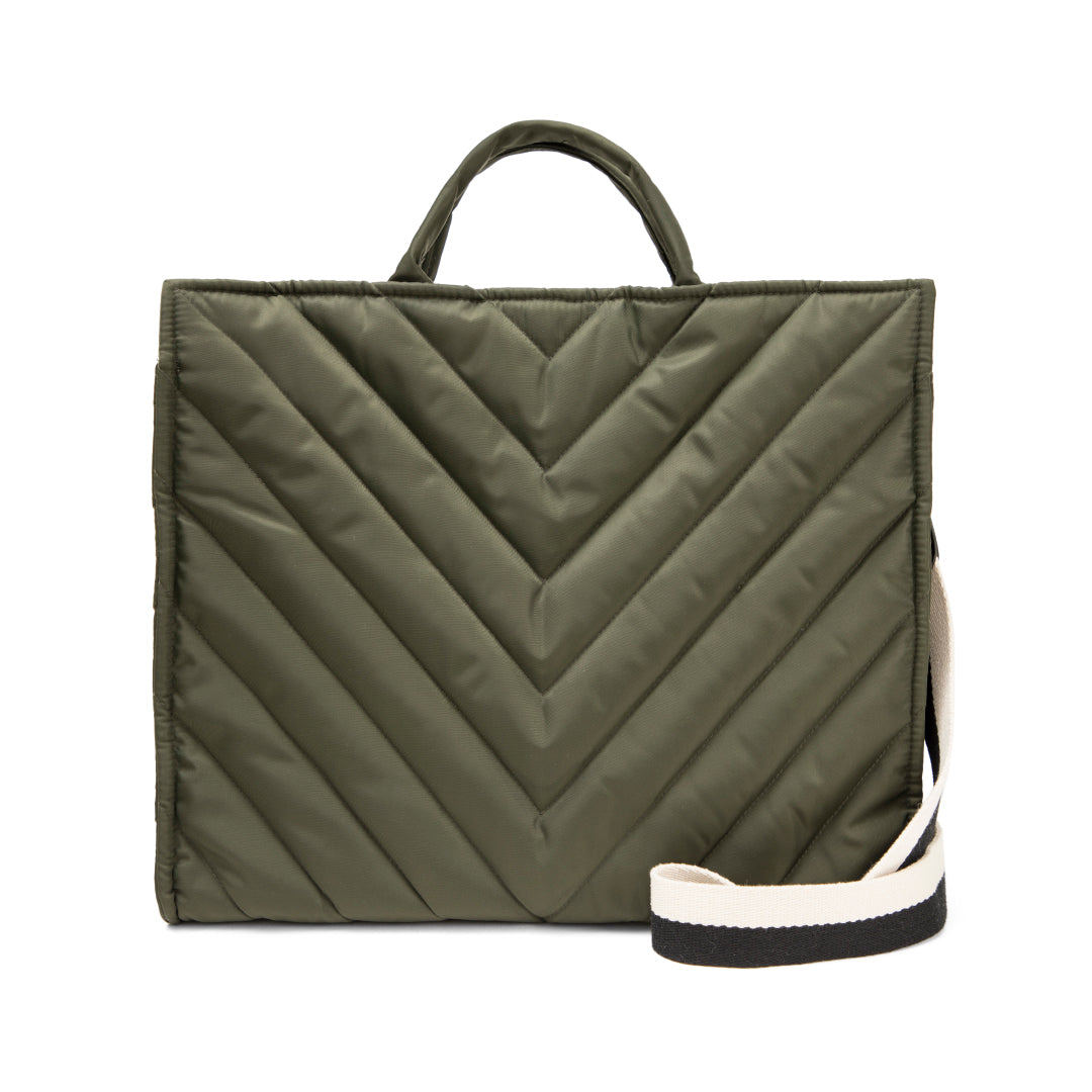 clare v quilted bag