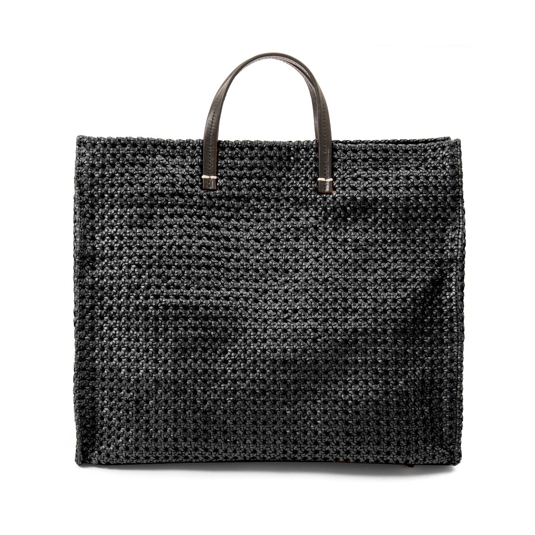 Clare V. - Simple Tote in Black Rattan