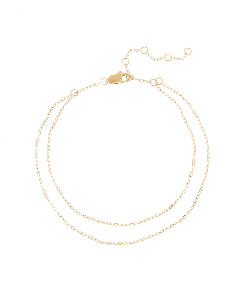 LUV AJ - Take Me to the Bungalows Anklet in Gold Jewelry