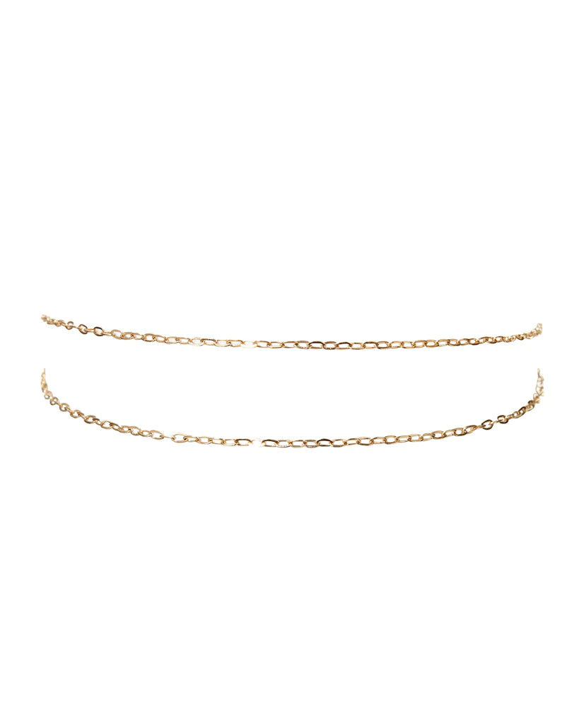 LUV AJ - Take Me to the Bungalows Anklet in Gold Jewelry