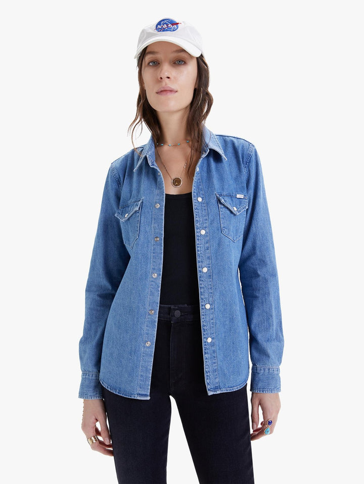 Mother - The Honey Button-up Shirt in Take a Trip With Me