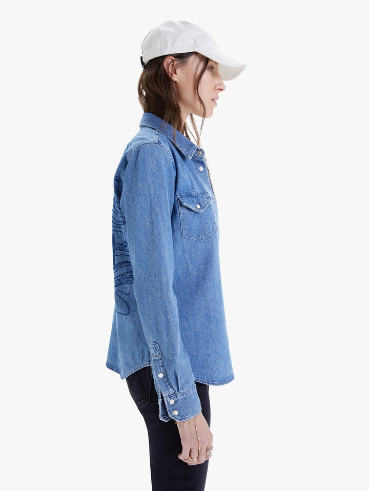 Mother - The Honey Button-up Shirt in Take a Trip With Me