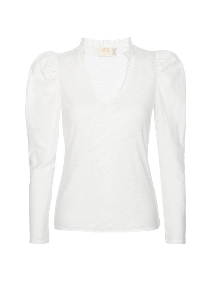 Nation LTD - Tamira Elizabethan Tee in Off White