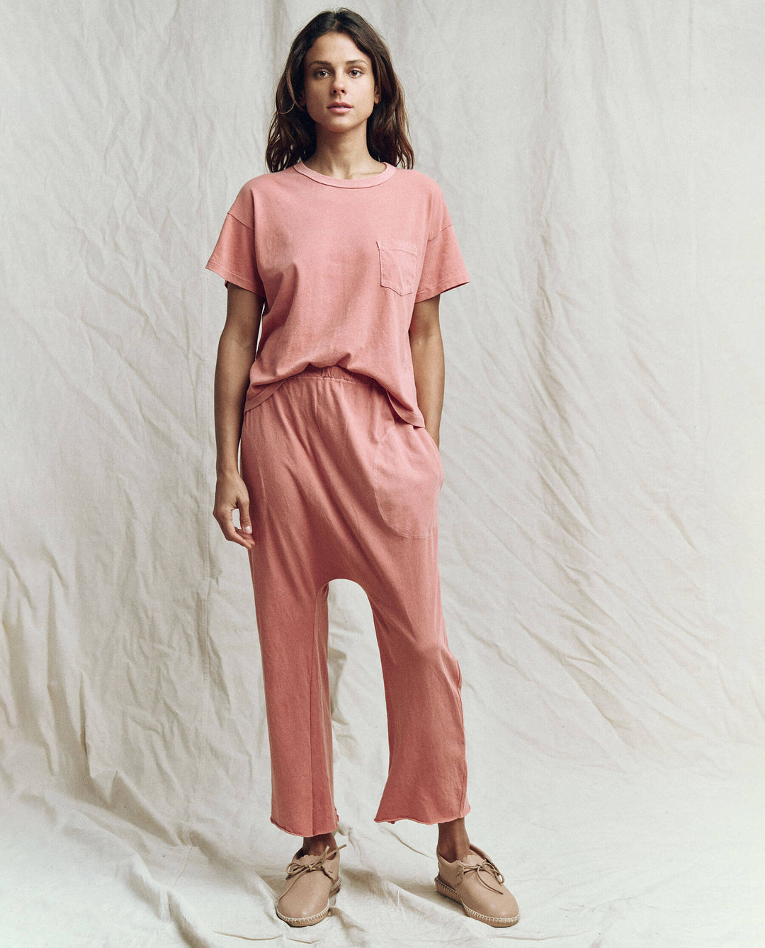 The Great - The Pocket Tee In Rose
