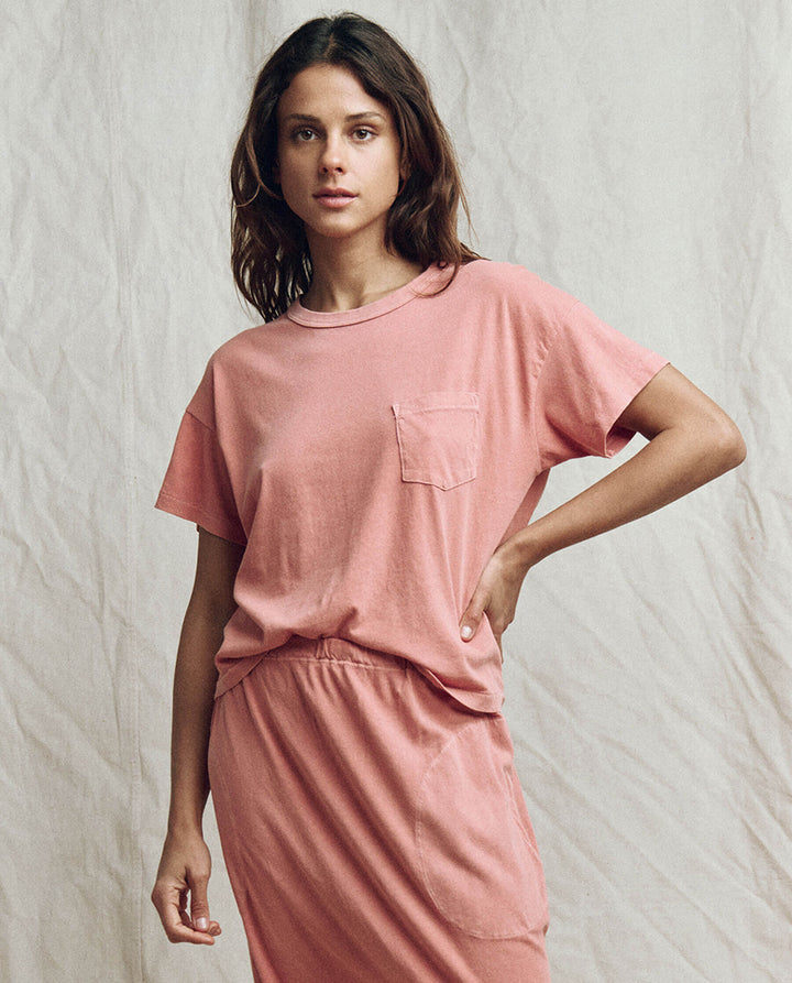 The Great - The Pocket Tee In Rose
