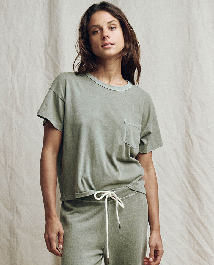 The Great - The Pocket Tee In Sweetgrass