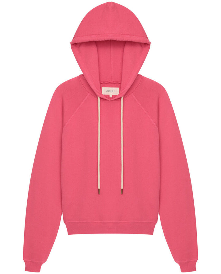 The Great - The Shrunken Hoodie in Bright Rouge