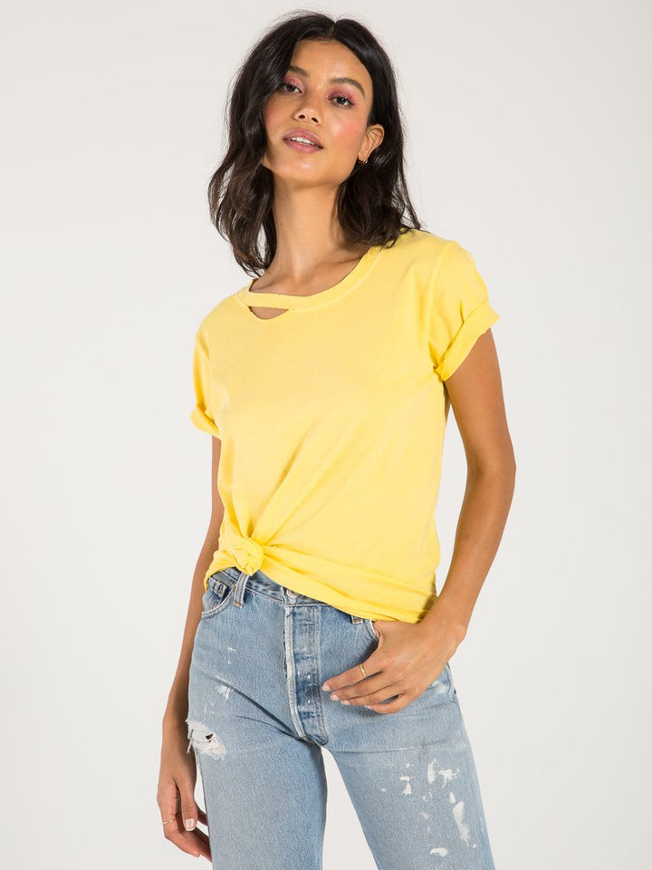 Philanthropy - Harlow BFF Tee in Mellow Yellow