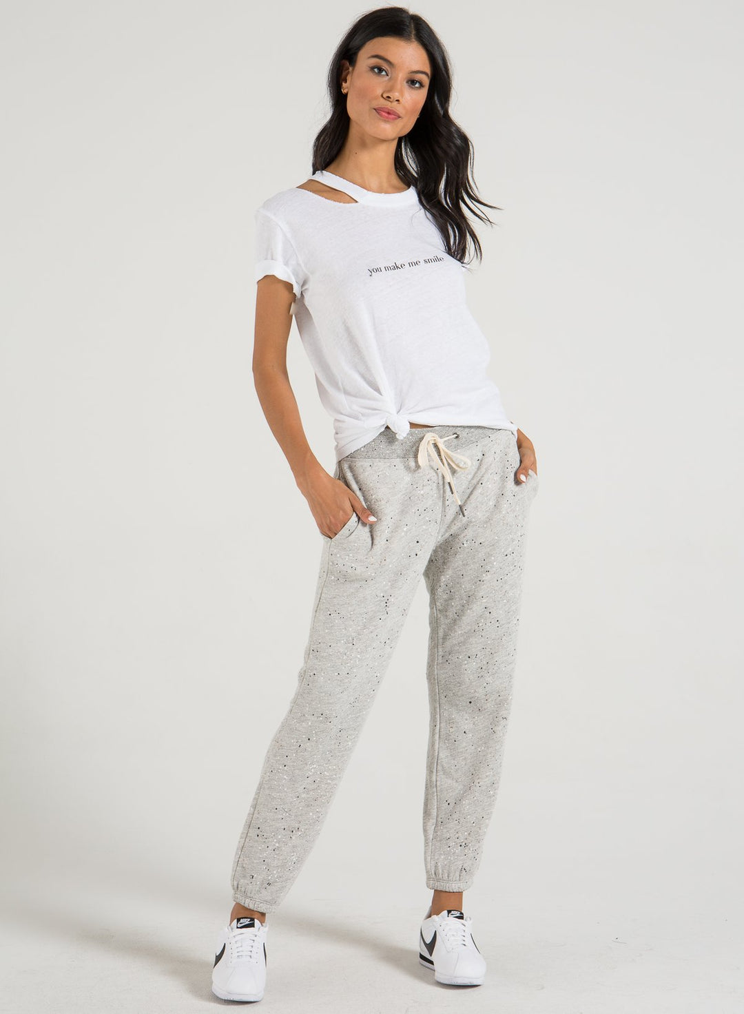 n:PHILANTHROPY - Zander Tee You Make Me Smile White