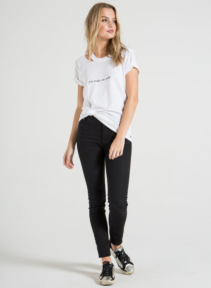 n:PHILANTHROPY - Zander Tee You Make Me Smile White