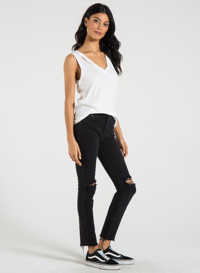 PHILANTHROPY - Pepper V Neck Tank Cloud