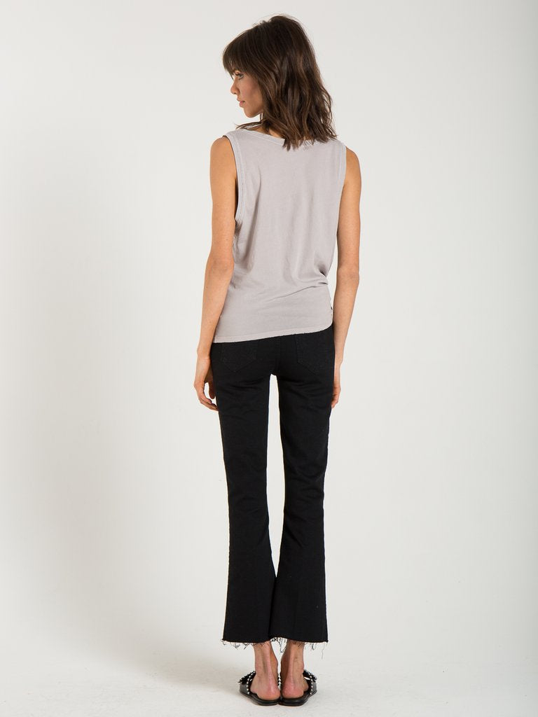 n:Philanthropy - Pepper V Neck Tank in Silver Cloud