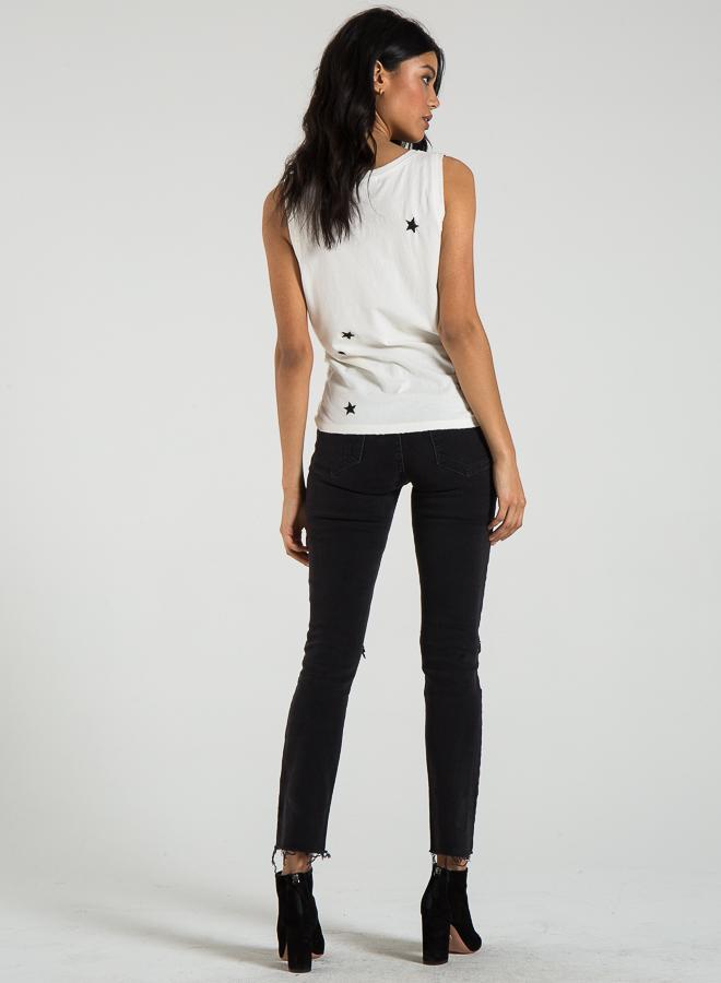 PHILANTHROPY- Lola Vneck Star Embroidery Cloud