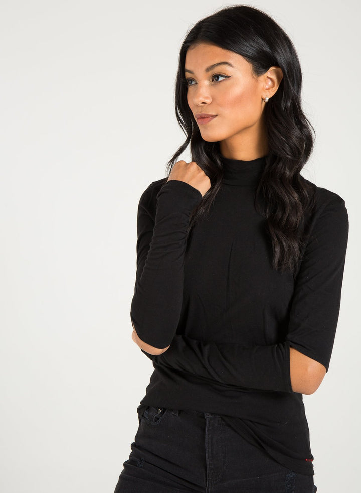 n:Philanthropy - River Turtleneck in Black Cat