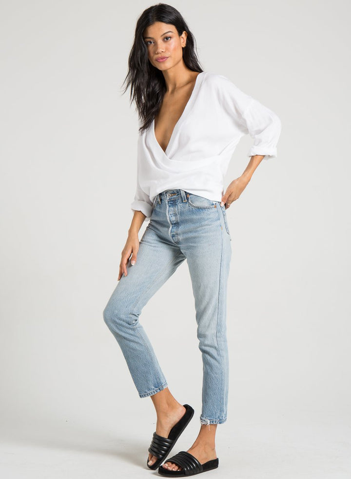 PHILANTHROPY - Two Top Reversible in White