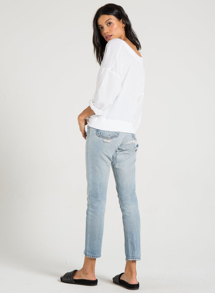 PHILANTHROPY - Two Top Reversible in White