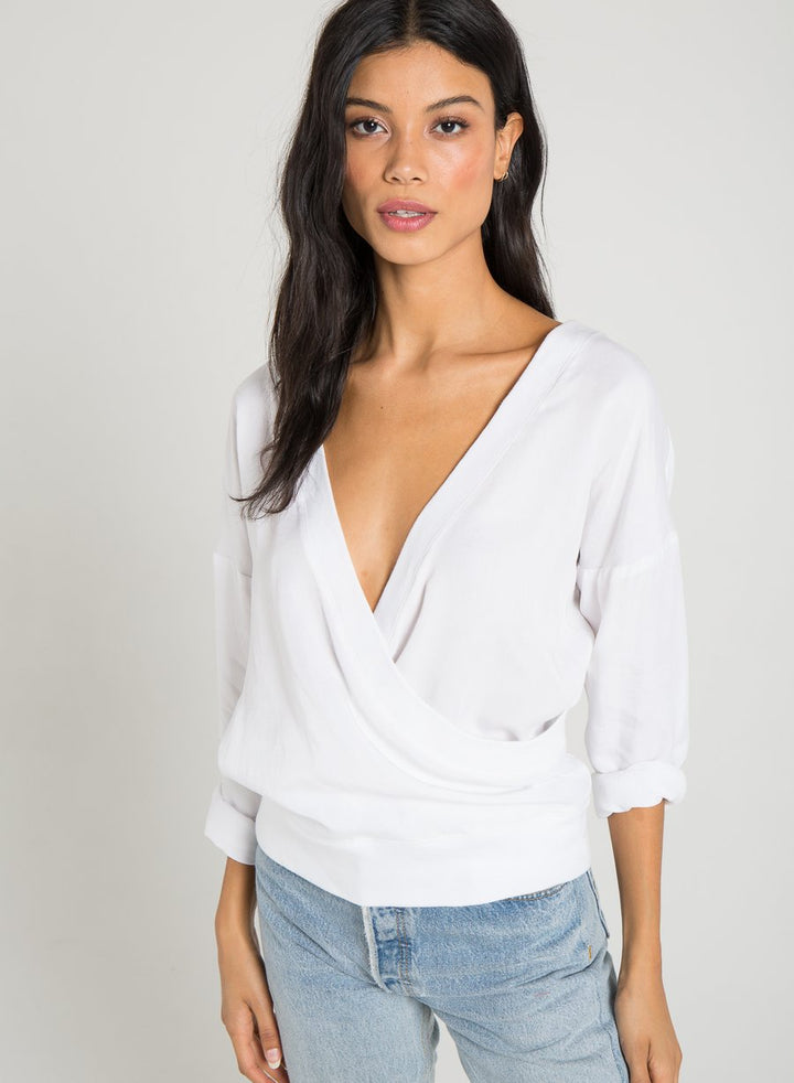 PHILANTHROPY - Two Top Reversible in White