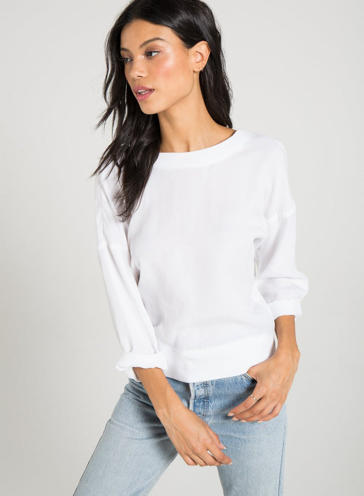 PHILANTHROPY - Two Top Reversible in White