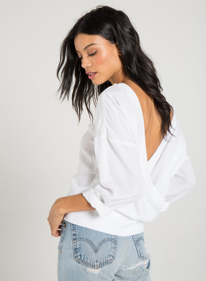 PHILANTHROPY - Two Top Reversible in White