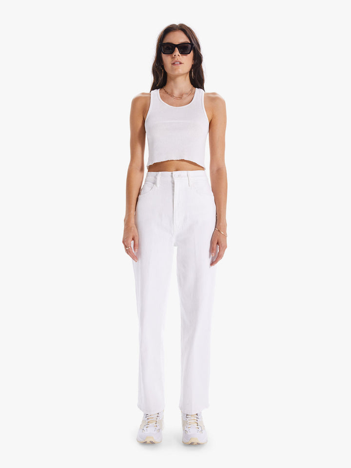 Mother - The High Waist Tunnel Vision Ankle in Totally Innocent