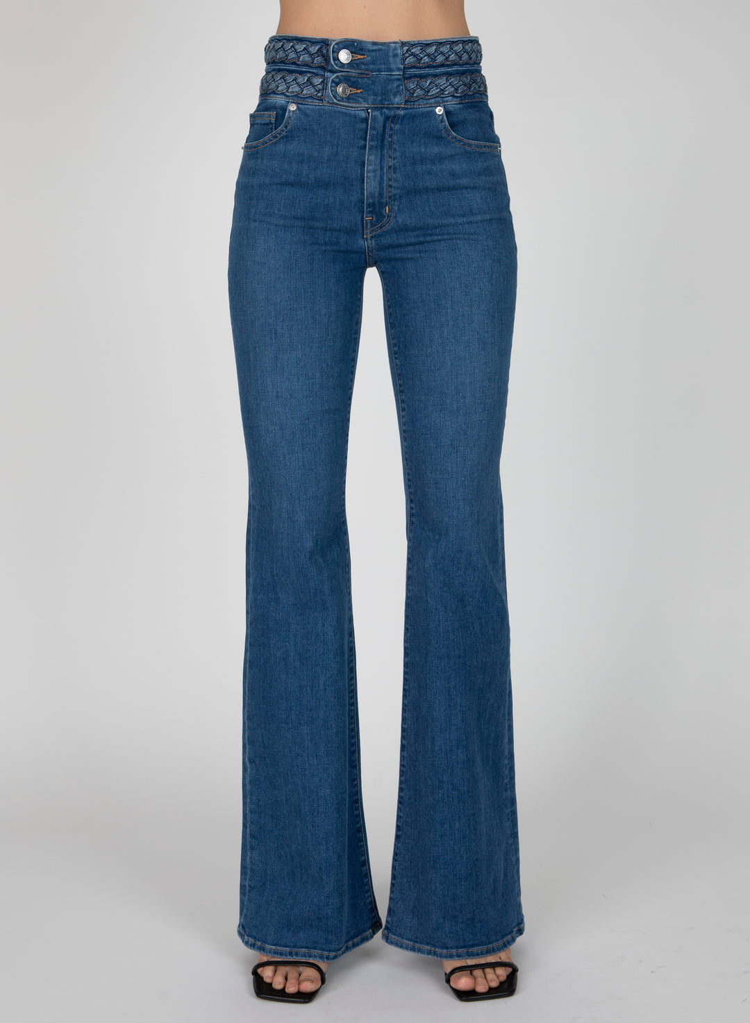 Derek Lam 10 Crosby - Harlow Braided Waist In Atlantic - Final Sale