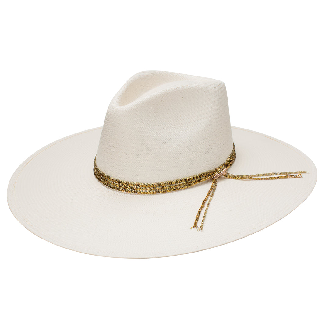 Blond Genius x Stetson - Hardrock G Hat (Gold Band) in Natural
