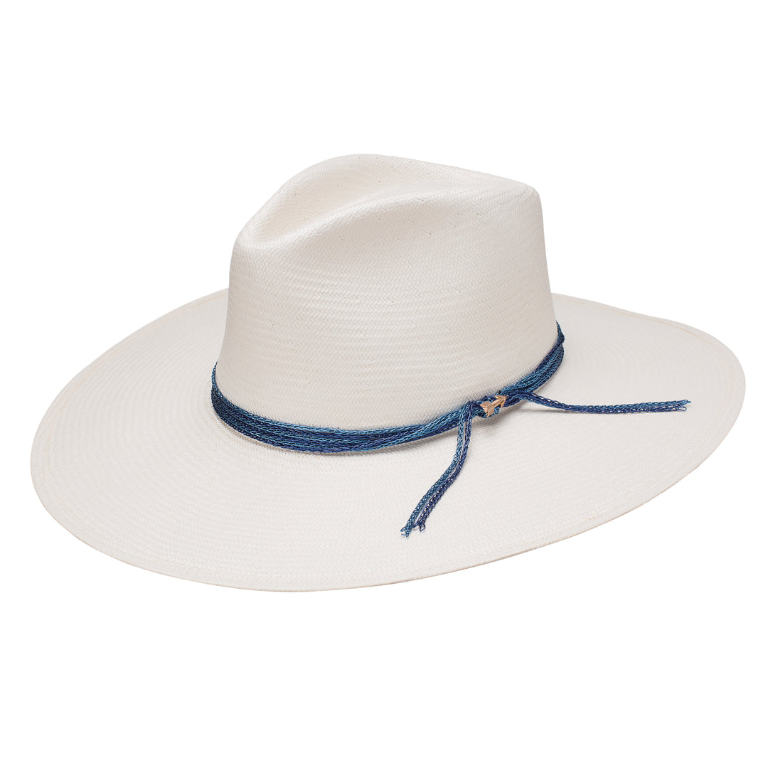 Blond Genius x Stetson - Hardrock B Hat (Blue Band) in Natural