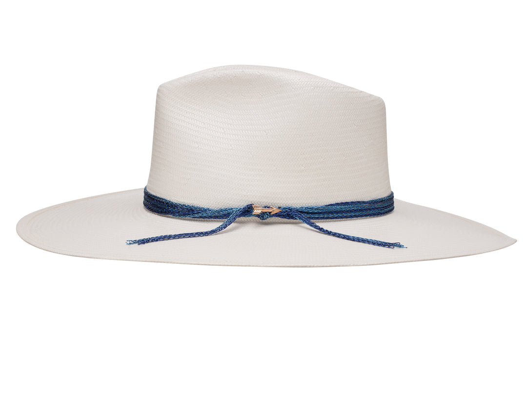 Blond Genius x Stetson - Hardrock B Hat (Blue Band) in Natural