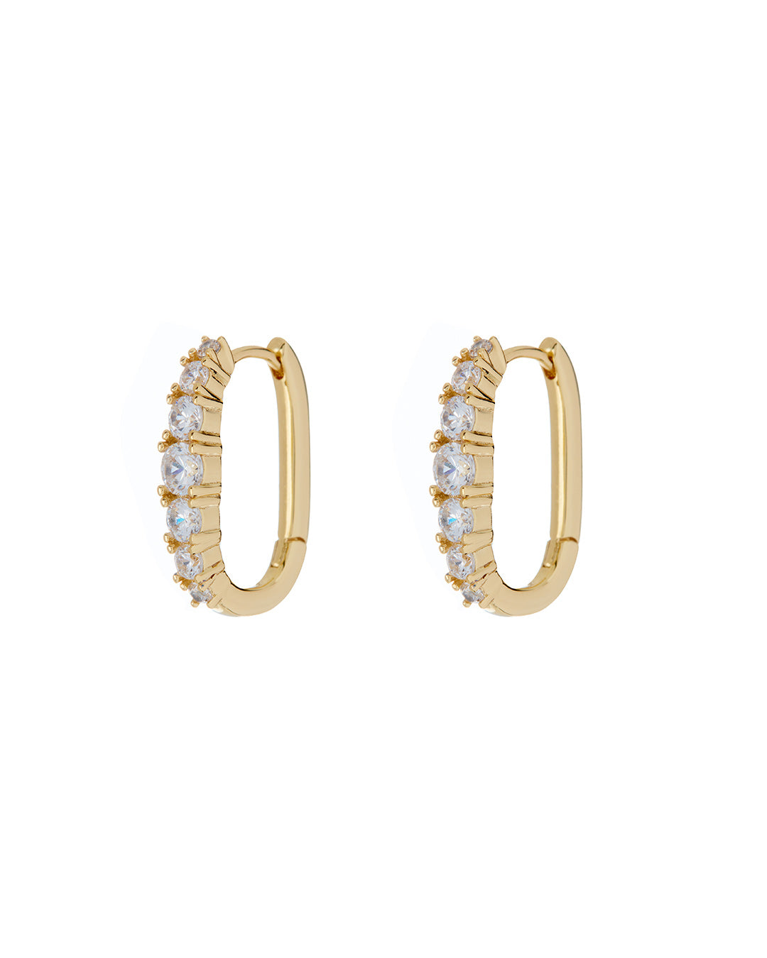 LUV AJ - Tai Diamonte Huggies in Gold
