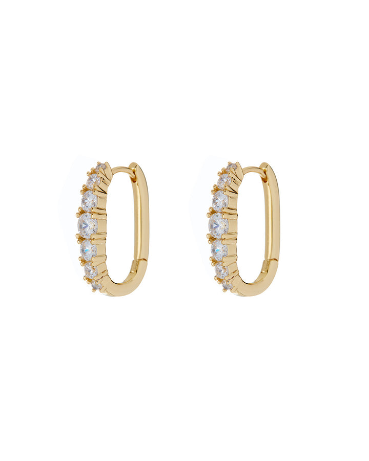 LUV AJ - Tai Diamonte Huggies in Gold