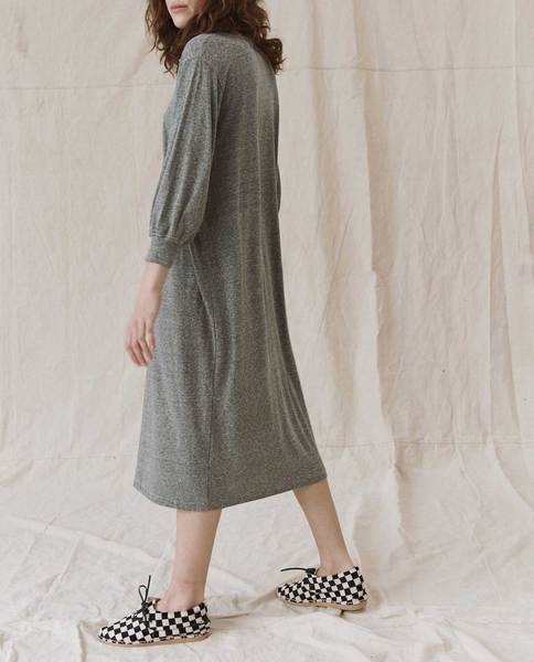 The Great - The Column Dress in Heather Grey