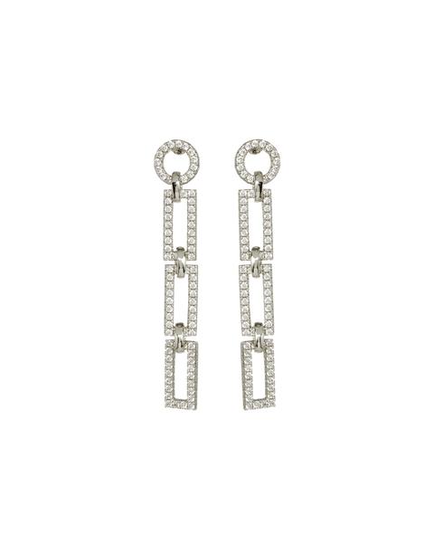 LUV AJ - The Mini Chain Link Studs in Silver