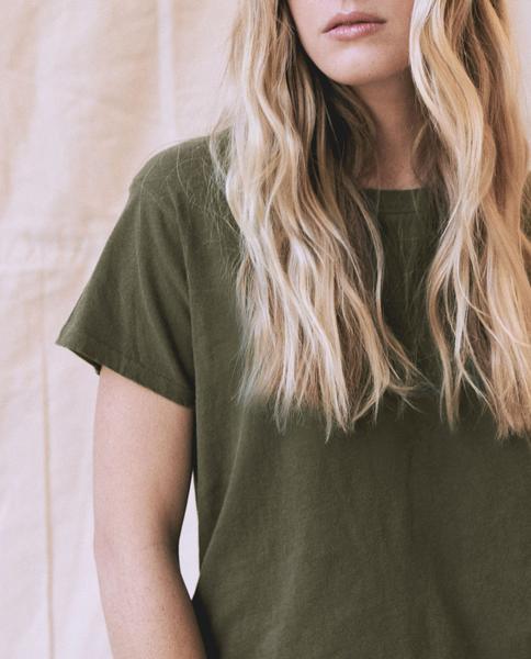 The Great - The Slim Tee Olive