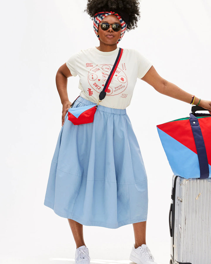 Clare V. - Trop Pochette Avion in Red Recycled Nylon Accessories