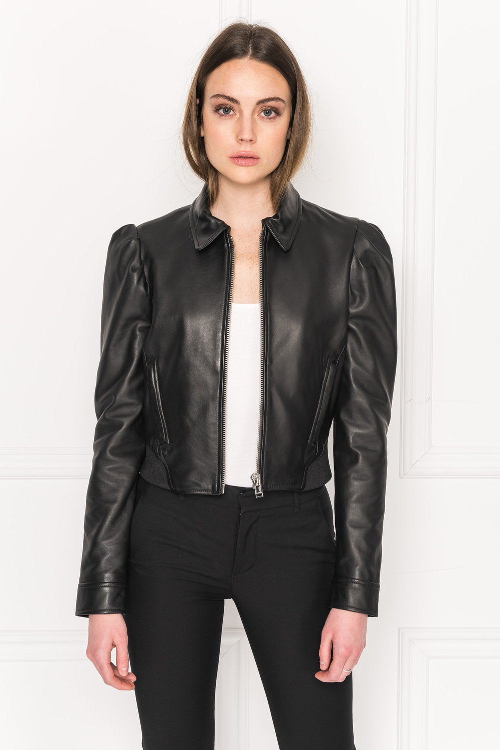 Lamarque - Ursula Leather Jacket in Black
