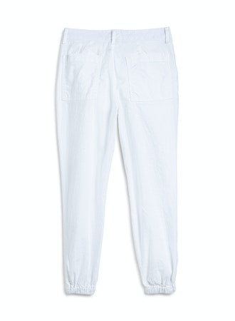 Frank & Eileen - Jameson Jogger in White Performance Linen