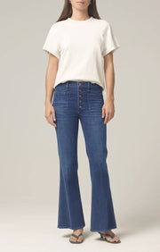 Citizens of Humanity - Maisie Patch Pocket Flare Jeans in Zenith