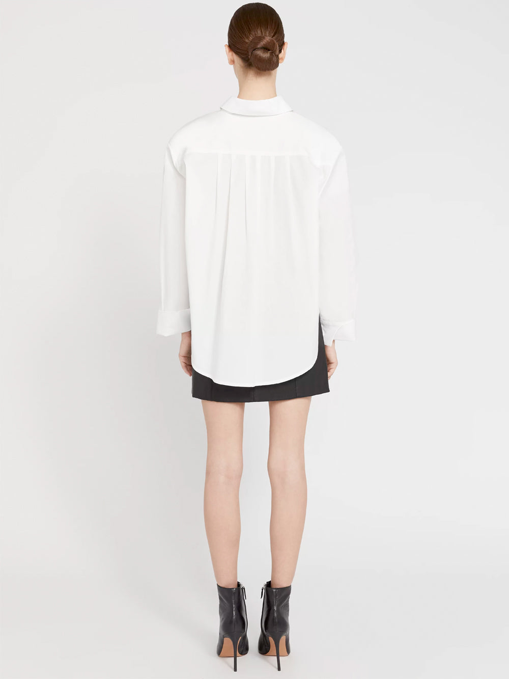 Alice + Olivia - Finely Oversized Button Down Shirt Off White