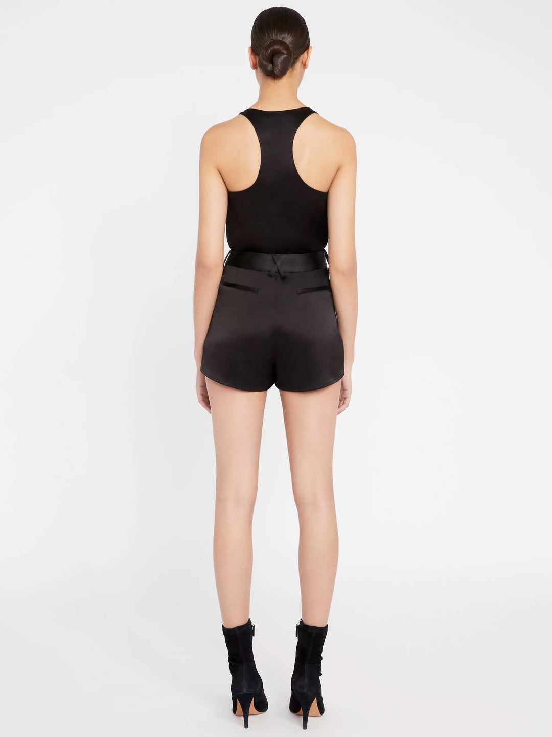 Alice + Olivia - Alden High-Waisted Butterfly Short in Black