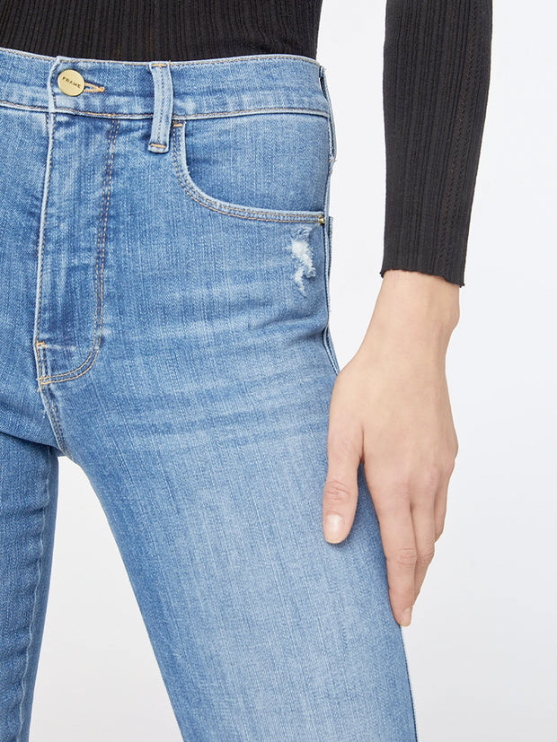 Frame - Le Sylvie Slender Straight Leg Jeans in Sonoma