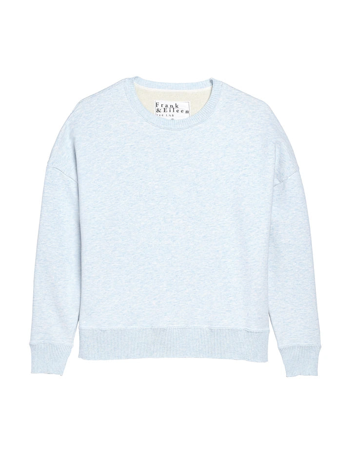 Frank & Eileen - Ribbed Knit Pullover in Archie Blue Melange