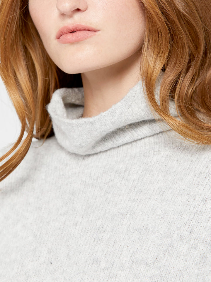 Alice + Olivia - Lucile Turtleneck Tunic Sweater LT Heather Grey