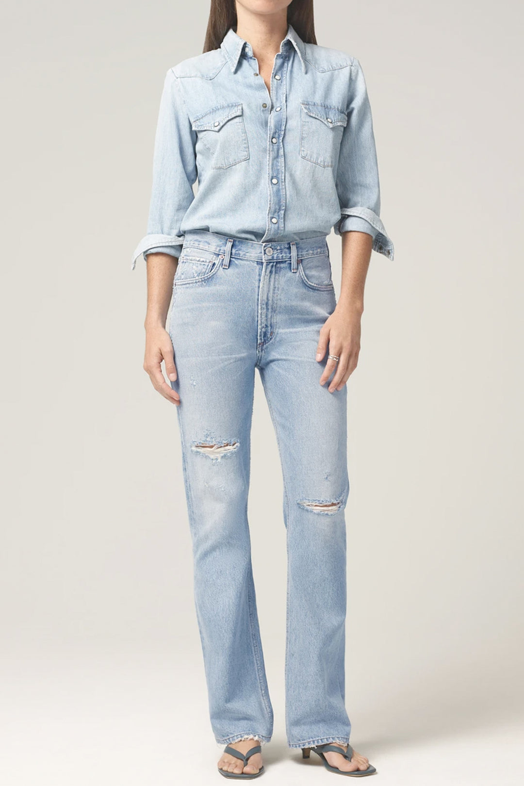 Citizens of Humanity - Libby Relaxed Bootcut Jeans in Seventeen 