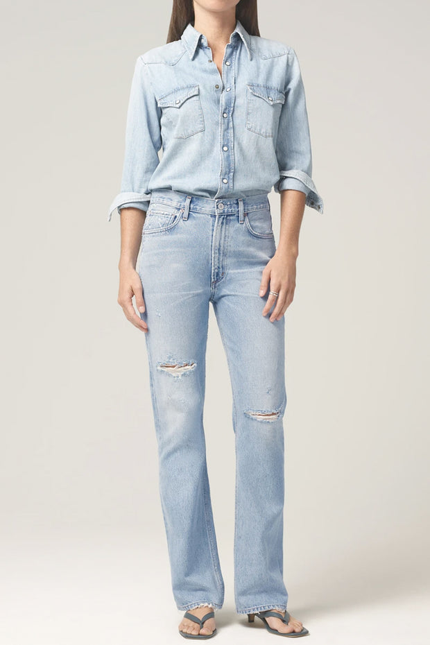 Citizens of Humanity - Libby Relaxed Bootcut Jeans in Seventeen